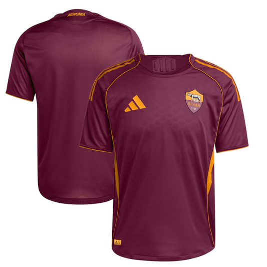 AS Roma adidas 2025/26 Home Jersey - Red Adidas