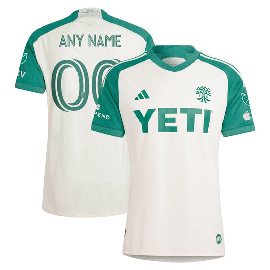 Austin FC adidas 2024 The Armadillo Kit Authentic Custom Jersey – Tan adidas