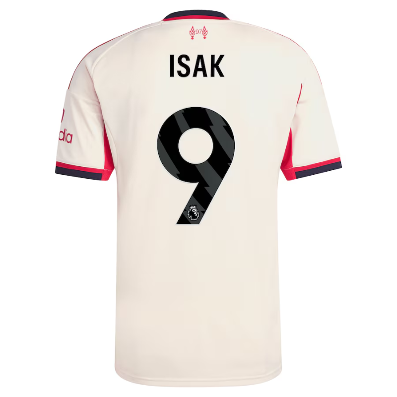Alexander Isak Liverpool adidas 2025/26 Away Player Jersey - White Adidas
