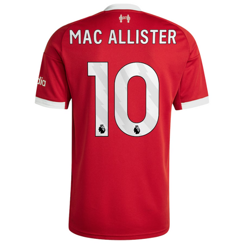 Alexis Mac Allister Liverpool adidas 2025/26 Home Jersey - Red Adidas