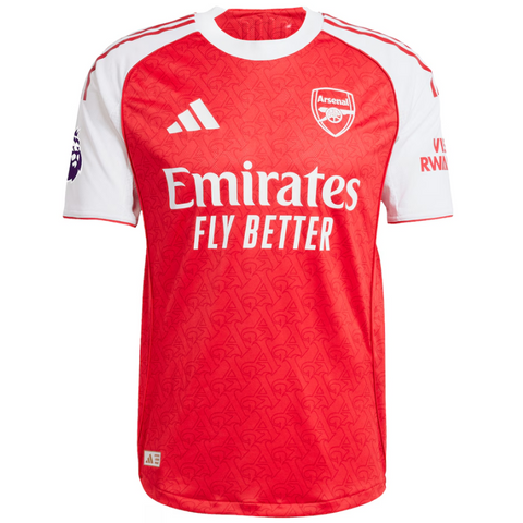 Arsenal adidas 2025/26 Home Authentic Jersey - Red Adidas