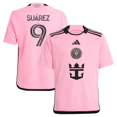 Luis Suárez Inter Miami CF Adidas Youth 2024 2getherness Player Jersey - Pink Adidas